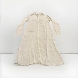 Yoli & Otis Womens White Button Up Long Sleeve Dress Shirt Size S SMALL